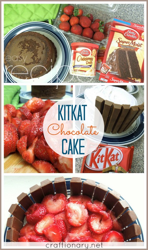 kitkat cake recipe