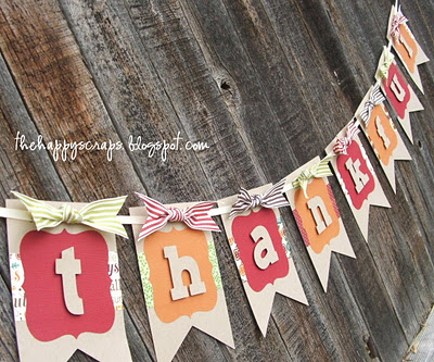 thankful fabric banner