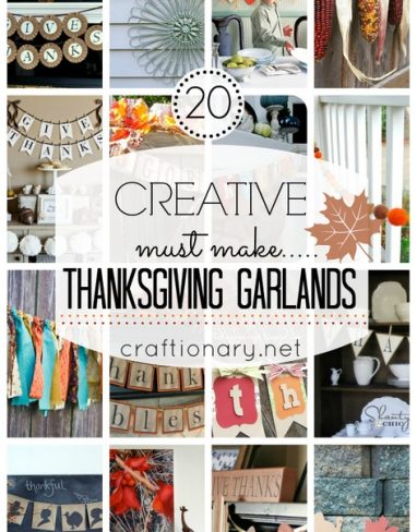 20 Creative Thanksgiving Garlands and Banners
