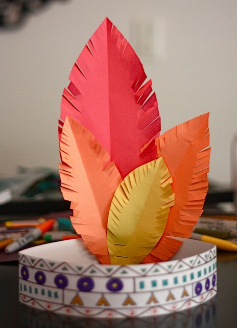 thanksgiving kids paper hat