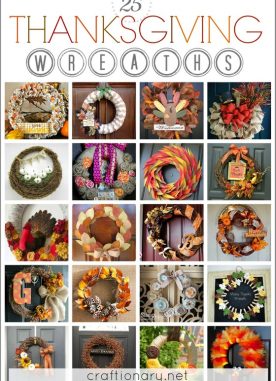25 Best THANKSGIVING wreaths (DIY Fall wreath ideas)