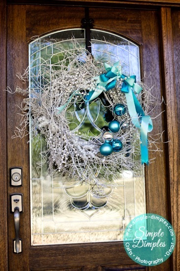 Christmas branch wreath