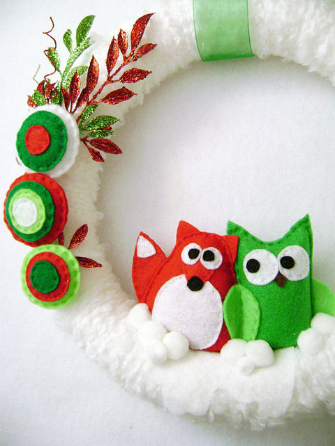 cute winter wreath