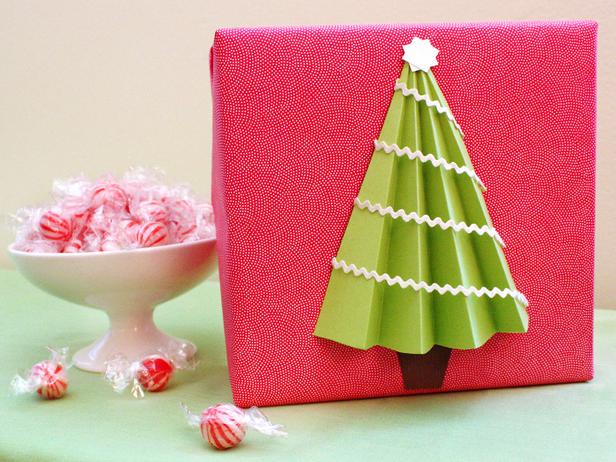 3D christmas tree wrap