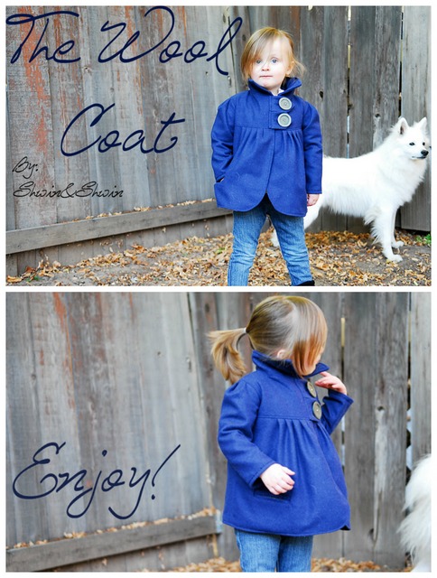 DIY wool kids coat