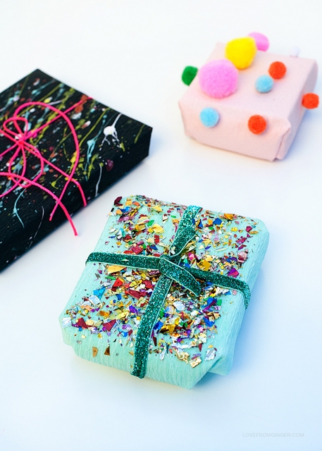 DIY gift wraps