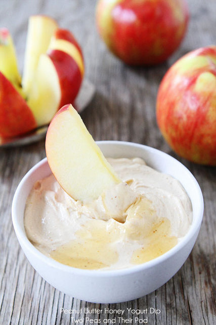 peanut butter honey yogurt dip