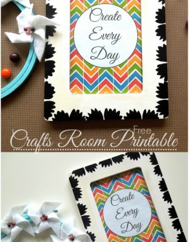 Arts and Crafts Room Free Printable