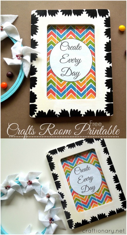 crafts room free printable