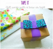 duct tape gift wrap
