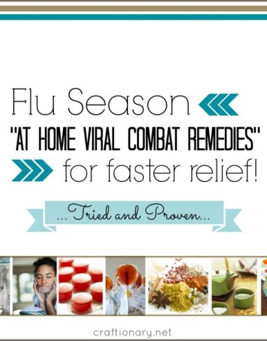 Flu season remedies with Free Printable Checklist