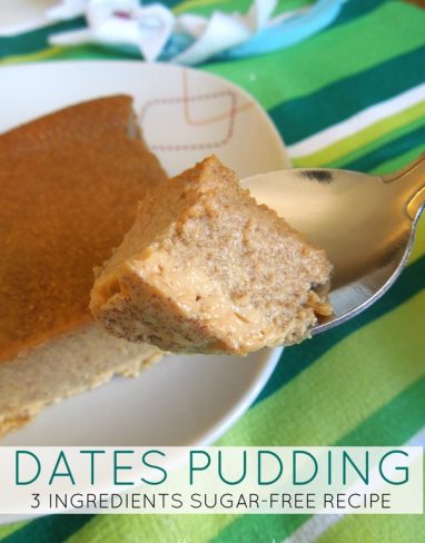 Healthy Dates Pudding (3 Ingredients Recipe)