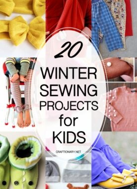 Cozy DIY: 20 Easy Kids Winter Sewing Projects for Beginners
