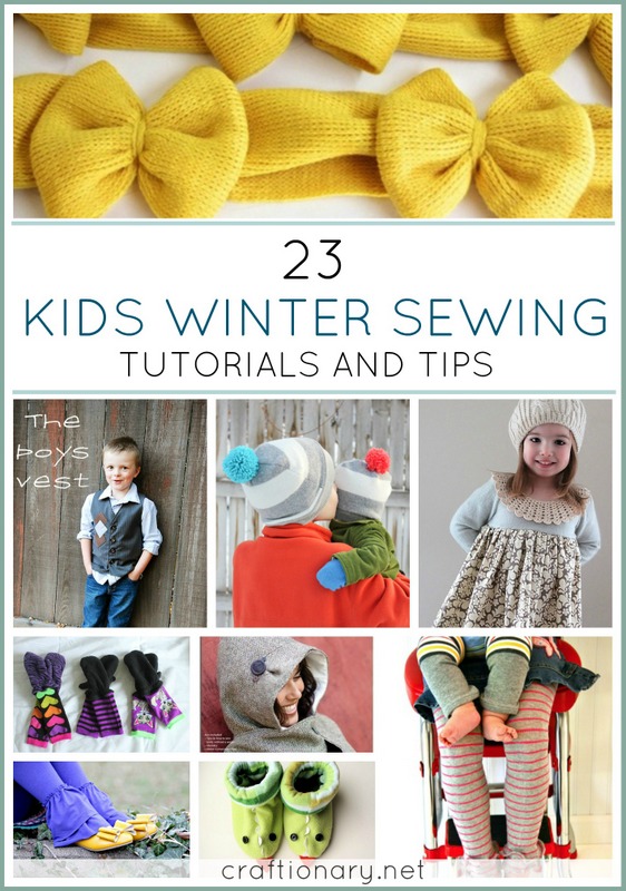 kids winter sewing