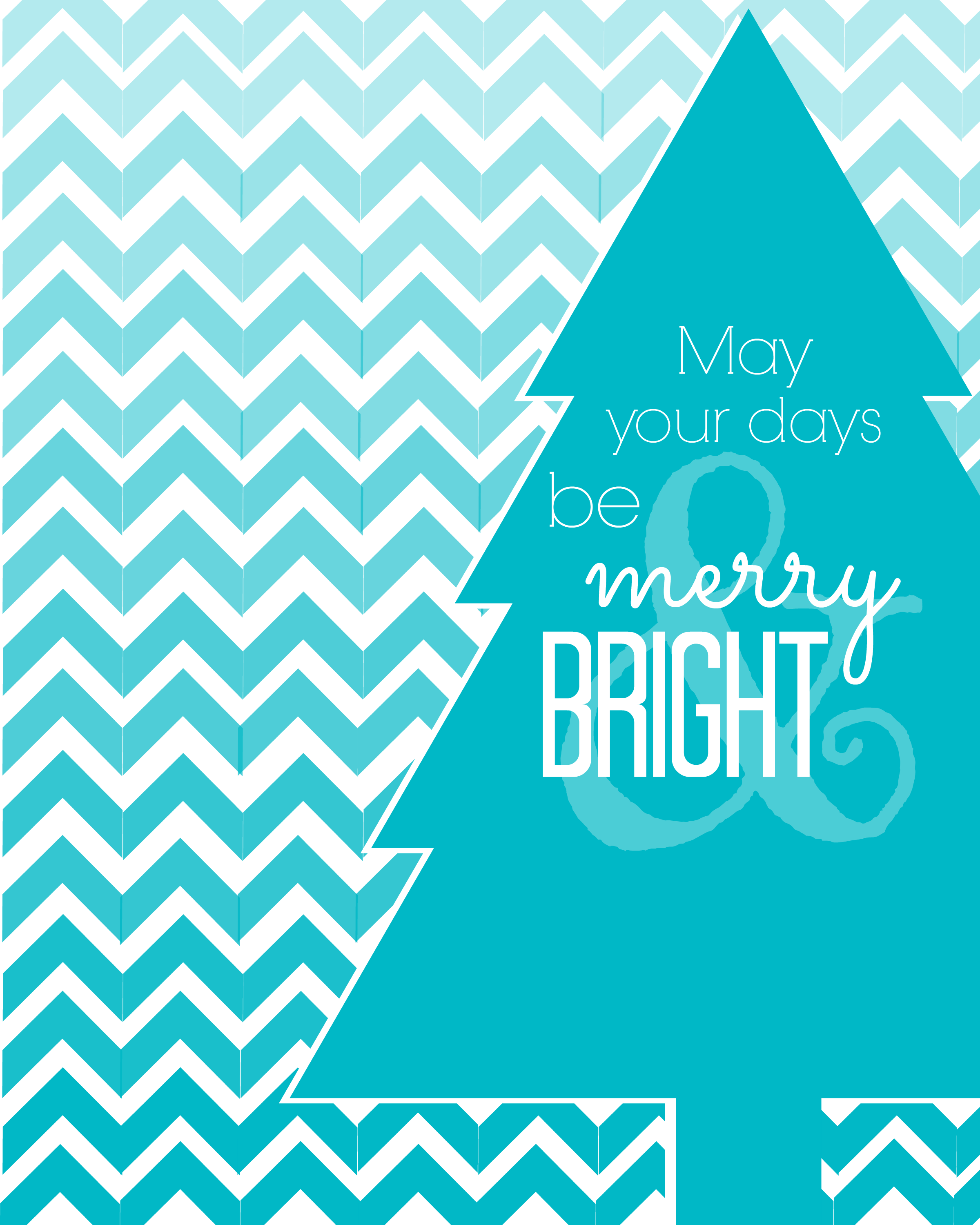 merry-and-bright-Christmas-printable