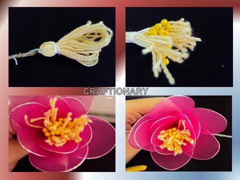 nylon_lotus_flower_tutorial_stocking_net_craft