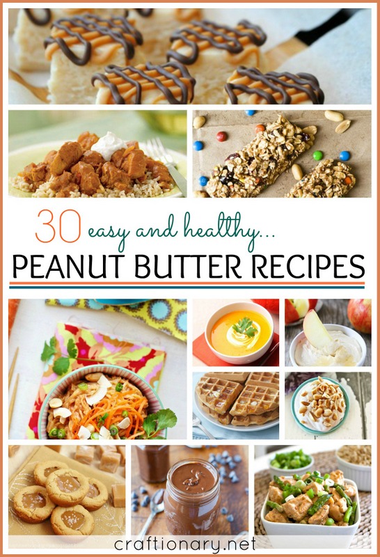 peanut butter recipes easy and healthy