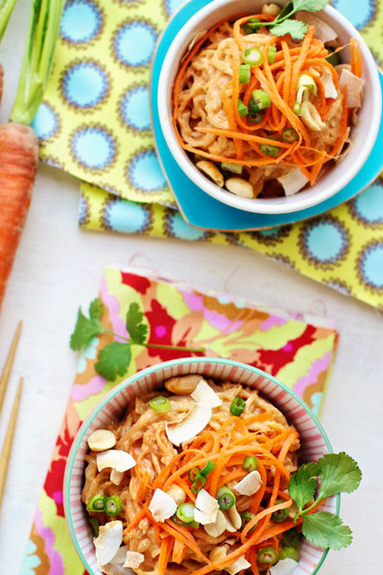 peanut butter thai spaghetti