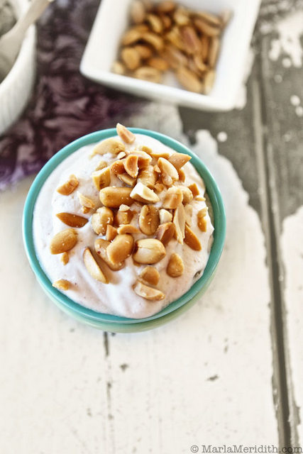 peanut butter whipped cream