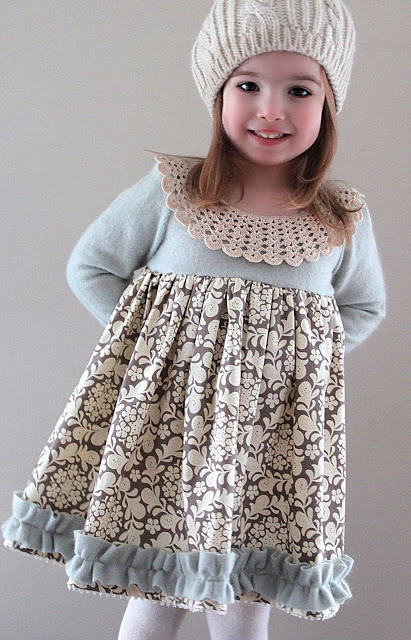 sewing DIY girls dress