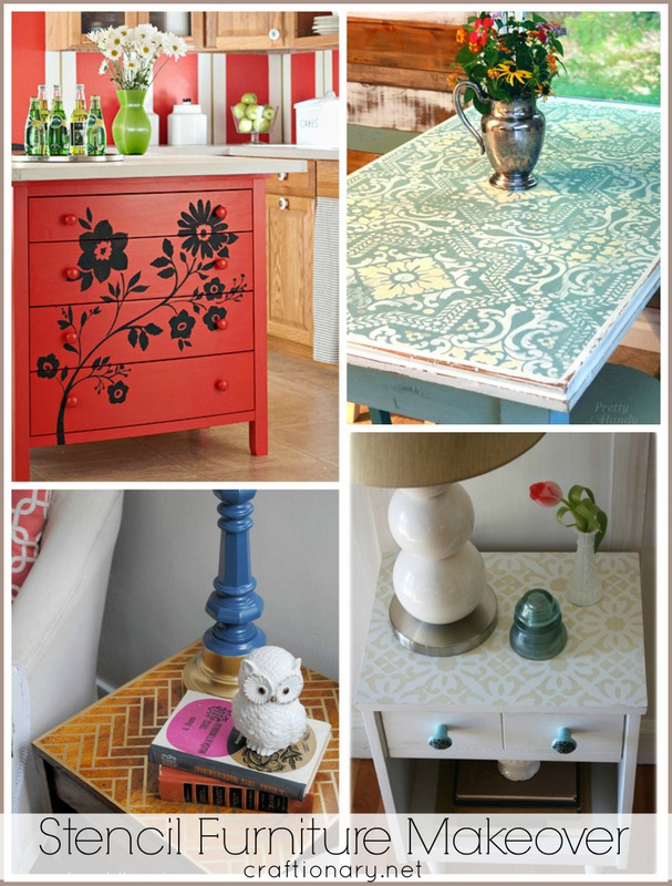 DIY-stencil-furniture-makeovers