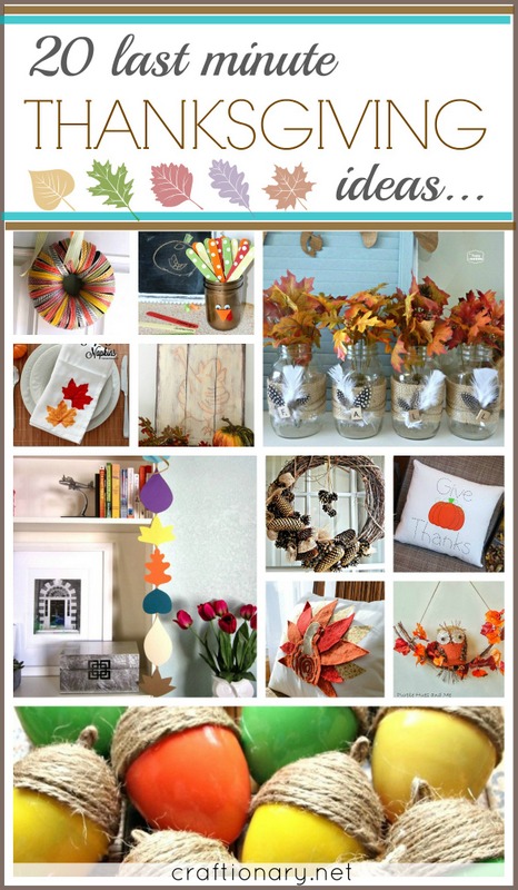 thanksgiving last minute ideas