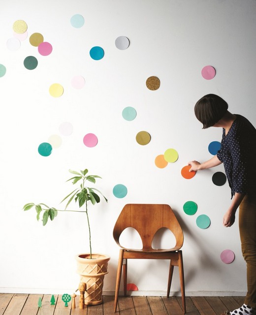 DIY new years eve confetti wall