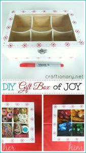 DIY gift box gift idea