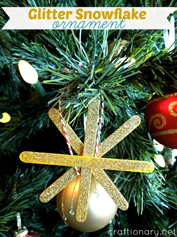 DIY-glitter-snowflake-ornament