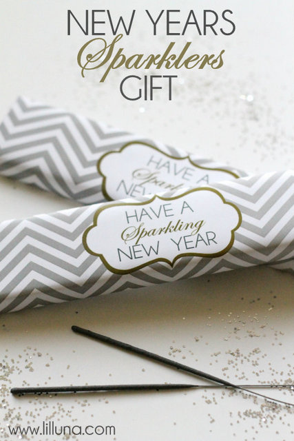 new years sparklers gift free printable