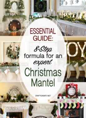 25 Stunning DIY Christmas Mantels for Holidays