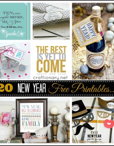 20 Free New Years Printables