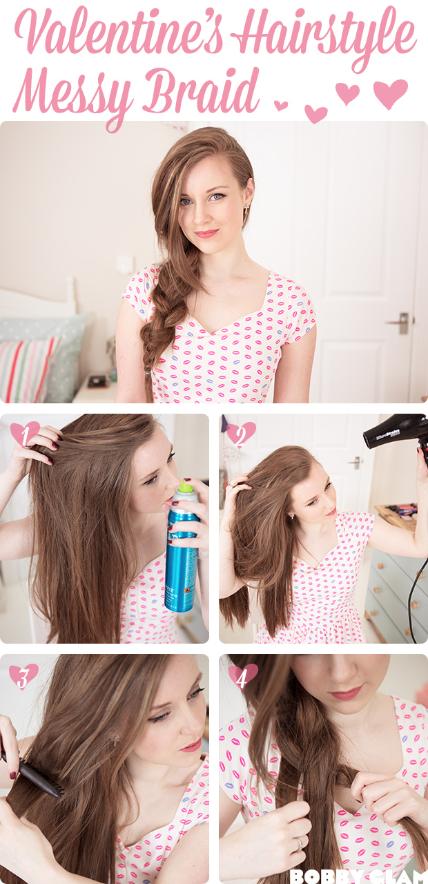 simple side hair braid tutorial