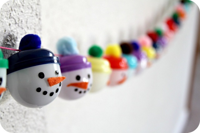 snowman-garland