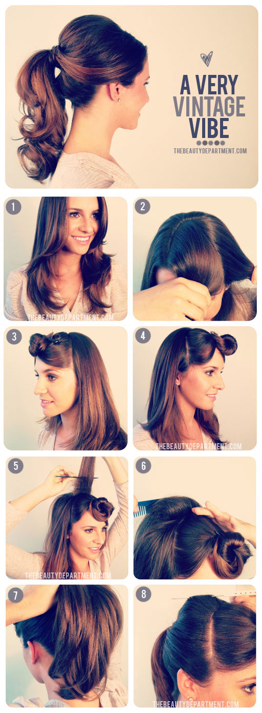 vintage hairstyle tutorial