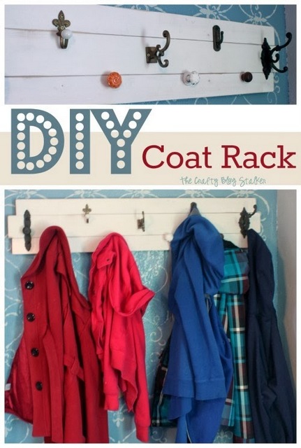 DIY coat rack