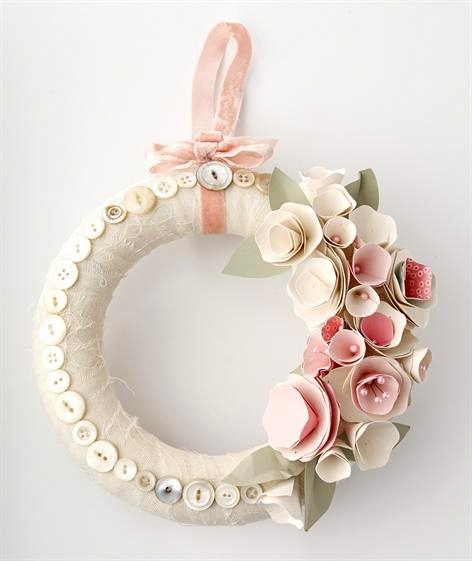 diy valentines day wreath