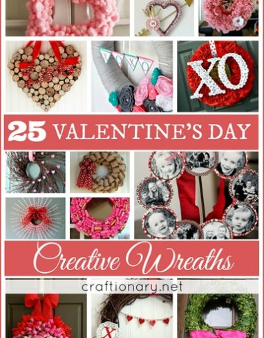 Craft Your Warm Welcome: 25 DIY Valentines Day Wreaths
