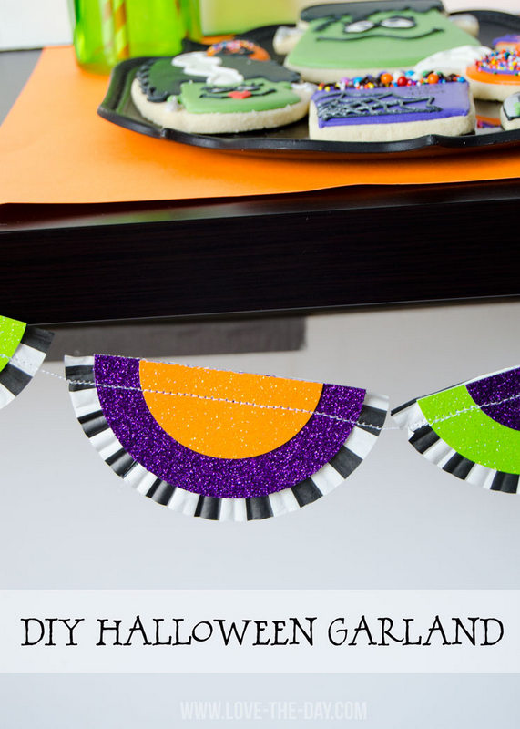 diy halloween garland