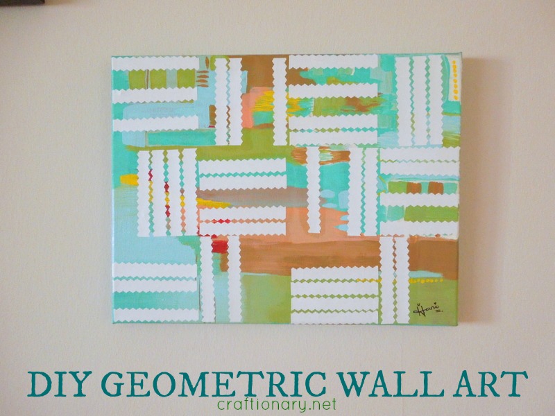 DIY geometric paintings art