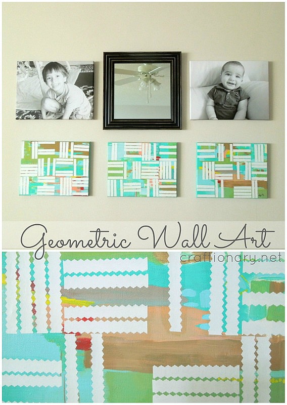 DIY geometric paintings