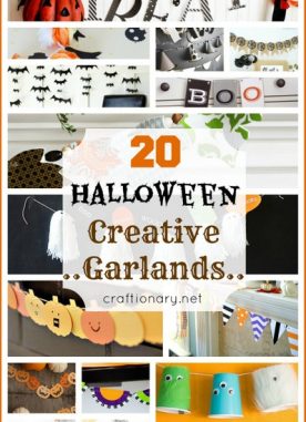 DIY Halloween Garlands (Pennants, Buntings and Banners)