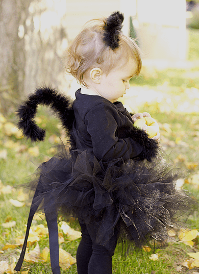 DIY black cat costume