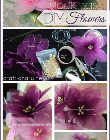 How to Make Nylon Flower Felwort Tutorial