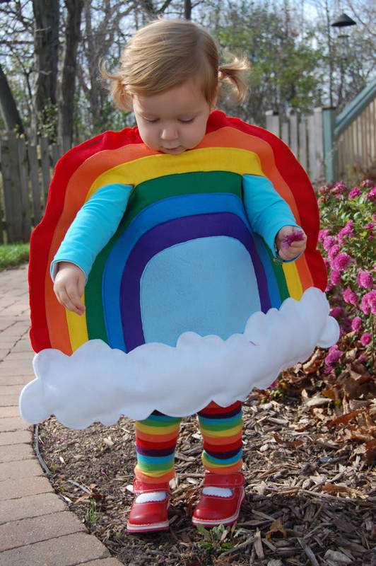 rainbow baby costume