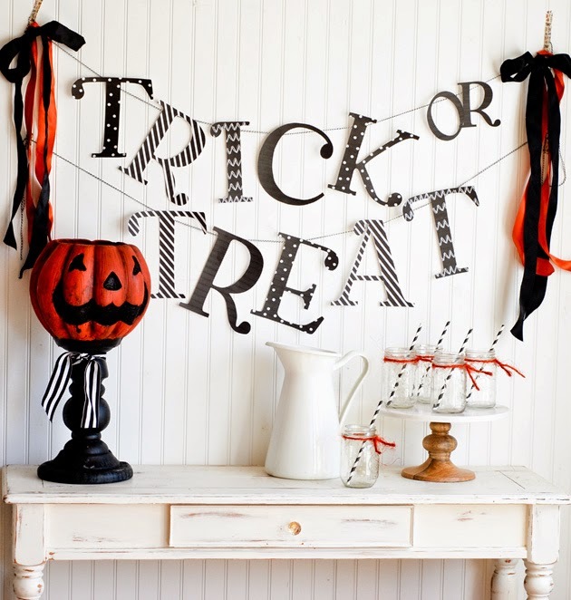 trick or treat garland