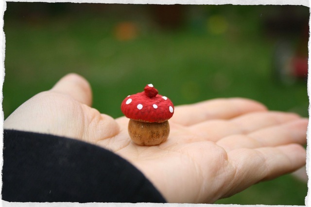 Cute-painted-acorn-toadstool-diy-acorn-crafts