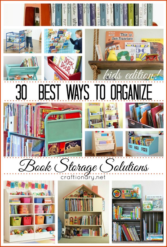 30 best ways to organize books (Storage Solutions) - Craftionary