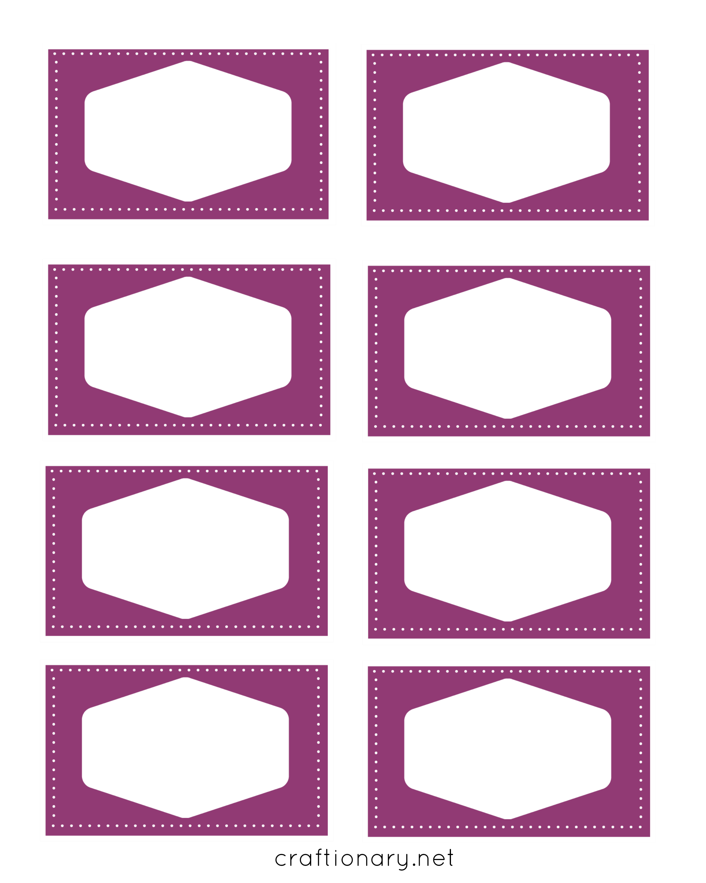 book label printables purple