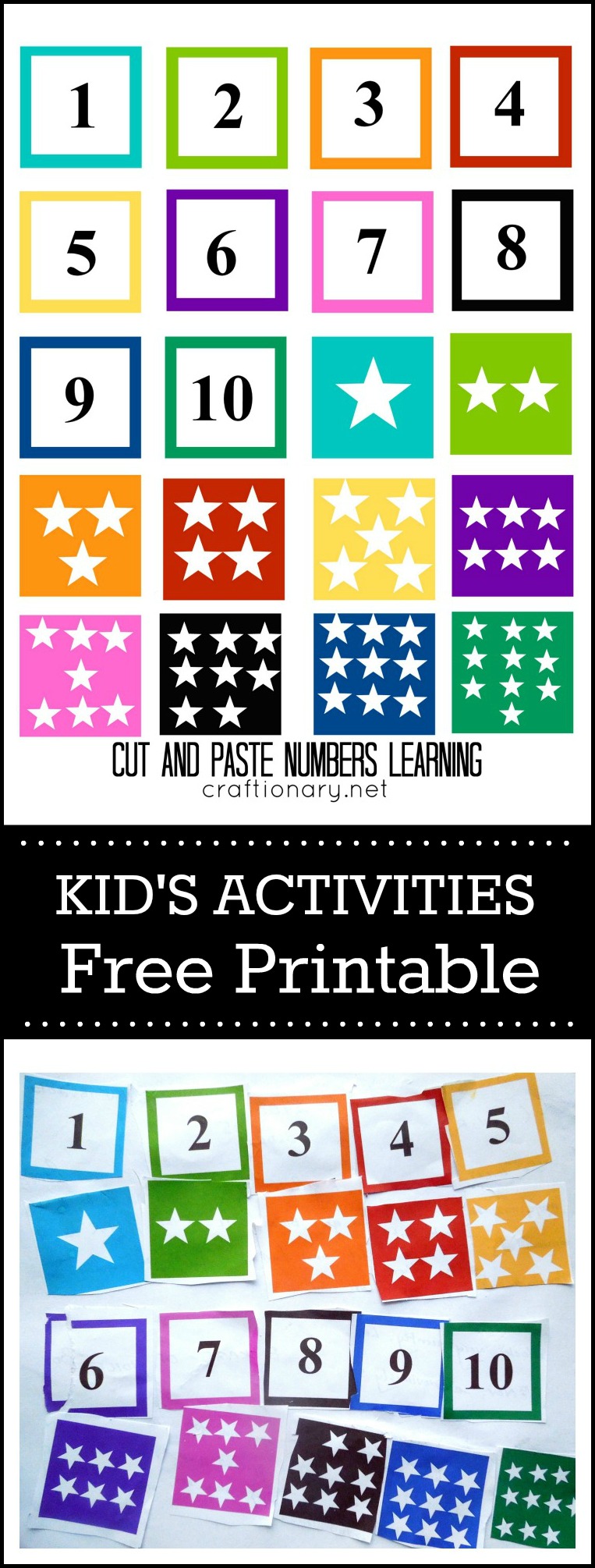 Number Matching Cards Printable Free